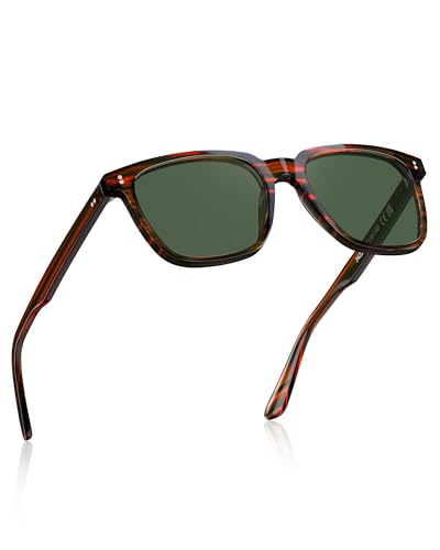 Image of STGATN Polarized Sunglasses for Men and Women, UV400 Protection Trendy Retro Sun Glasses for Driving Outdoor Hiking Fishing