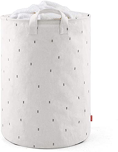 Panier à linge multifonctionnel blanc 70L avec poignées Rayen - 10