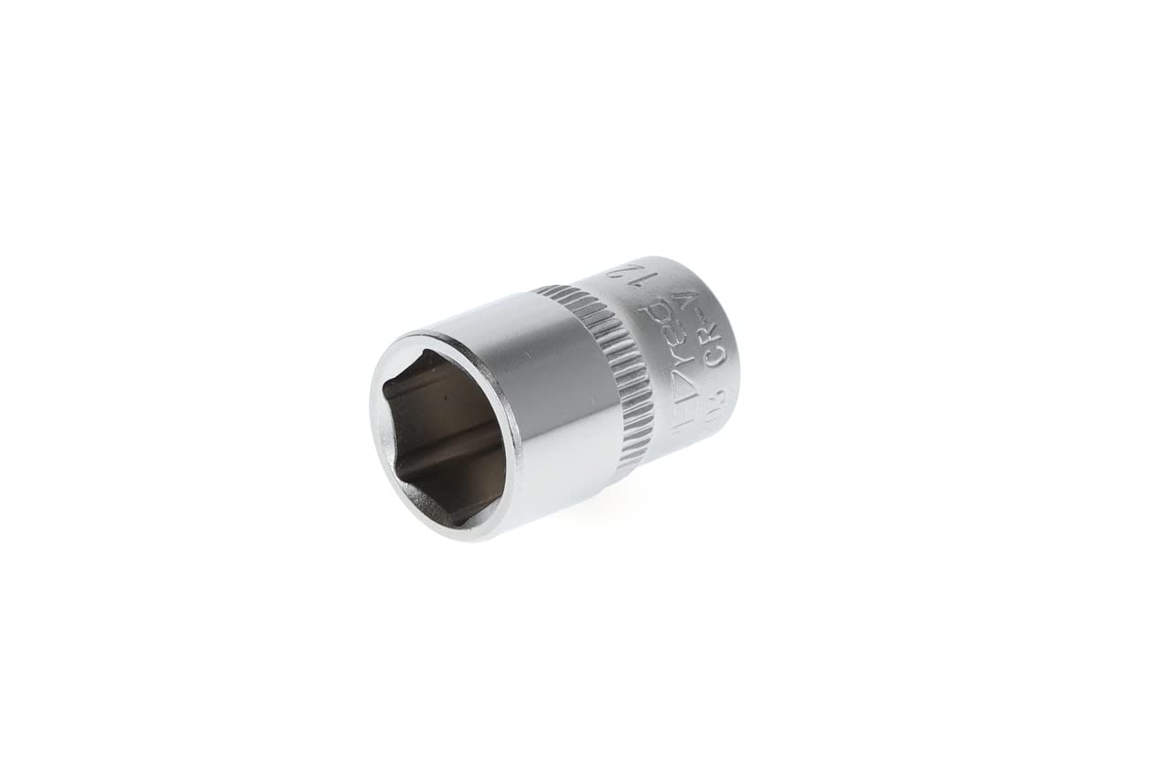 GEDORE red Socket, 1/4" 6.3 mm drive, hexagonal, 12 mm AF, Tool, R41001203, steel