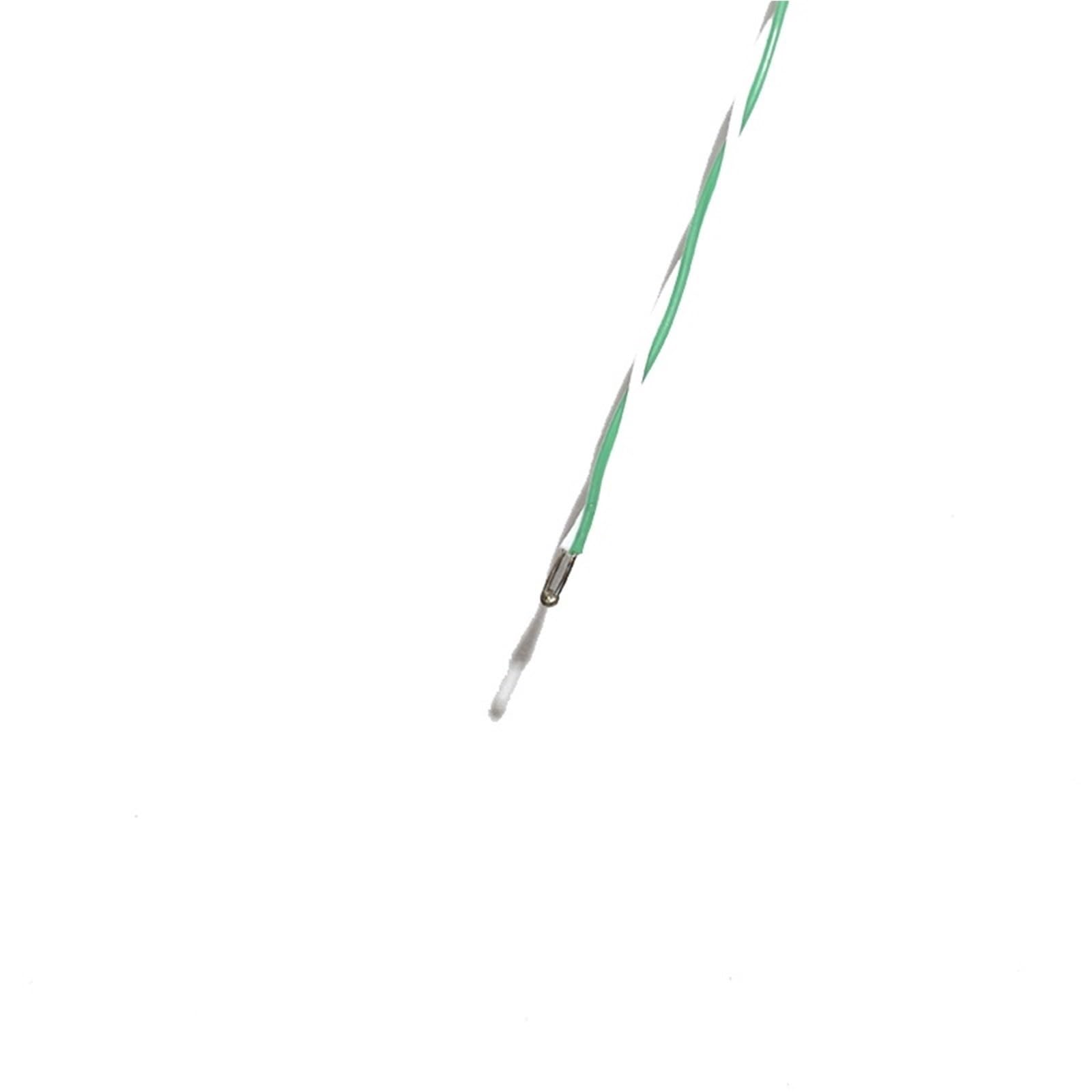 Części termopary typu K, przewód czujnika wysokiej temperatury z zielonym złączem, długość 0,5 do m, do ogrzewania i pomiaru(3m fiberclass wire)
