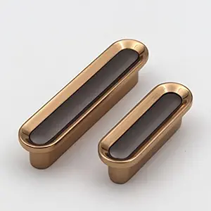 ABVIN Grey Golden Drawer Knobs Unique Cabinet Pulls, Beautiful Drawer Knobs, Decorative Knobs, Dresser Knobs, Drawer Pulls, Knobs and Pulls ABVIN009-1 Pcs (Small)