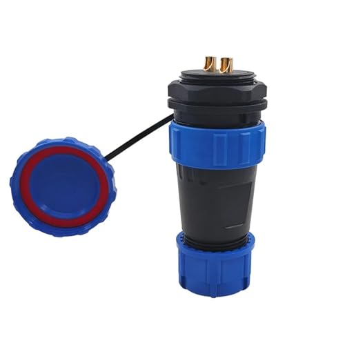 Conector SP28 IP68 de 19 pines con enchufe roscado recto y estanco 4