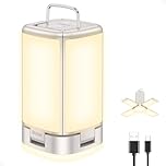 Blukar Camping Lantern Rechargeable, 2000 Lumen Camping Lights Lamp for Tent,Super Bright 116 LEDs-7 Light Modes,4800mAh Long Battery Life,90°Adjustable,Outdoor Hanging Tent Accessories for Emergency