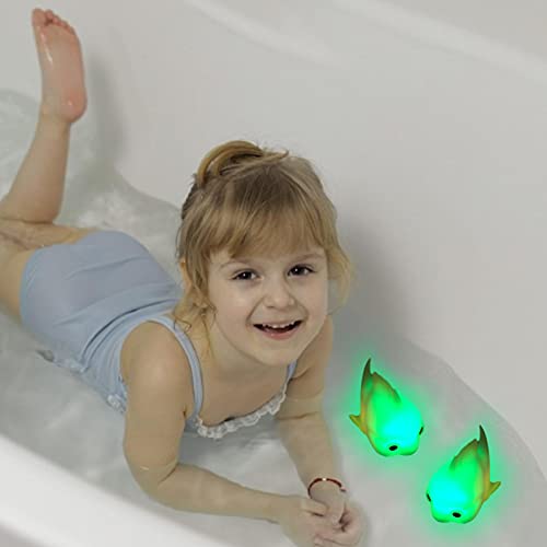 Visspeelgoed voor kinderen, met ledlicht, watergeactiveerd badspeelgoed, visspeelgoed, verlichting, watervisspeelgoed… - Image 8