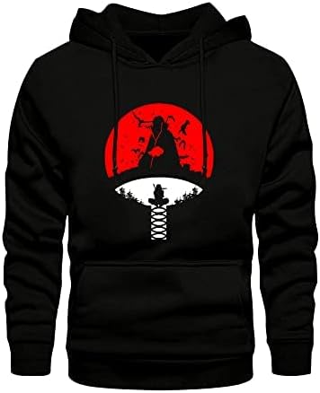 Men's Cotton Hooded Neck Hooded Sweatshirt (vf-00p0777_black_L)