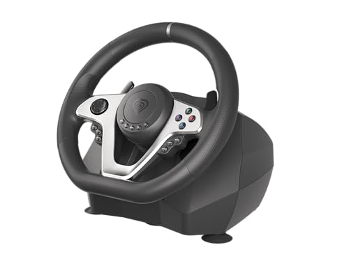 GENESIS Seaborg 400 USB Volant + pédales Nintendo Switch PC PlayStation 4 Playstation 3 Xbox 360 Xbox One Xbox One Xbox One X Neuf - vue 7