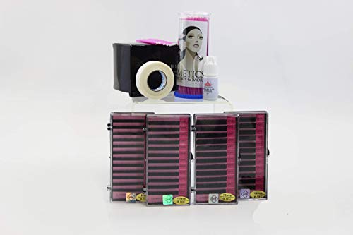 Eyelash Extension Supplies Kit Professional False Lashes Eyelashes Extension Lash Starter Kit
