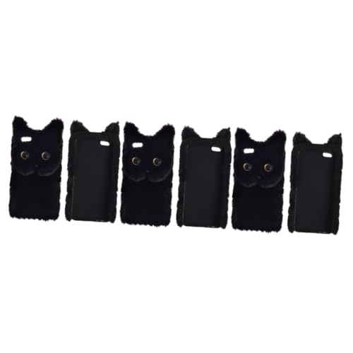 Coque de téléphone cat antichoc noire résistante rayures OSALADI