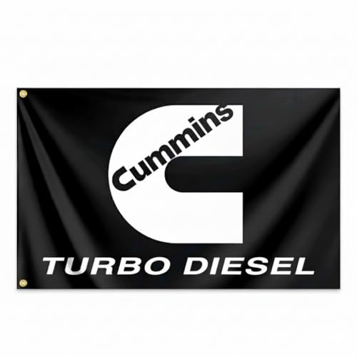 Turbo Diesel Flag 2x3ft Polyester Banner Backdrop Cummins Flags Color:Turbo Diesel