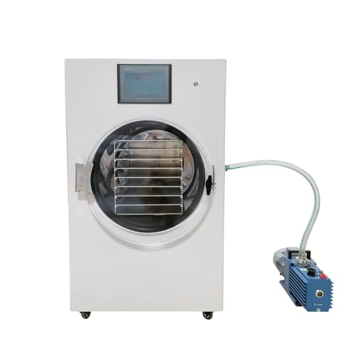 Home Freeze Dryer HFD8,Vacuum Freeze Drying Machine for Food and candy,Nutrient Retentio,Low Noise,22-26 Pounds Capacity,-50°C Cold Trap Temperature,110v