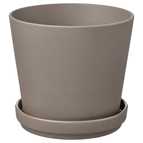 Pot de fleurs KLARBÄR avec soucoupe pour éviter les fuites d'eau de vos plantes