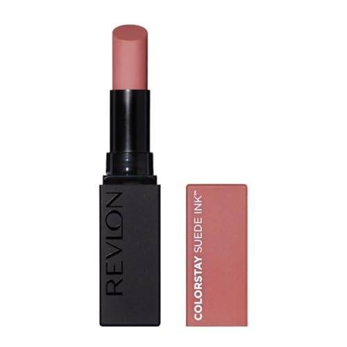 REVLON ColorStay Suede Ink, Barra de Labios Mate de Larga Duración con Fórmula No-Transfer, Enriquecido con Vitamina E, Hasta 8H de Cobertura Total, Tono 001 Gut Instinct 2,55g