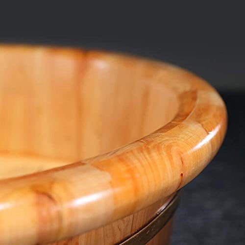 Tina de pies de madera para pedicure y spa miniatura 4