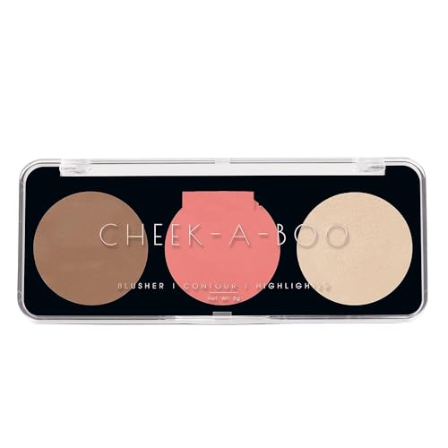 Image of CHEEK-A-BOO Blusher & Highlighter Palette For Face Makeup | Shade-02,