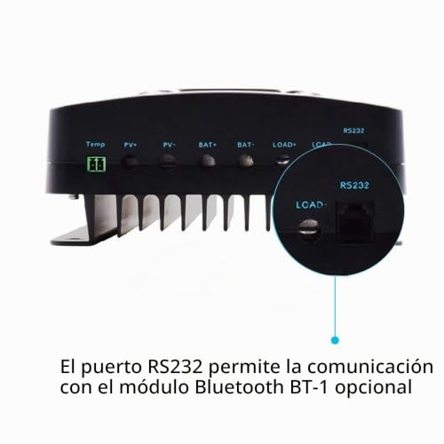 Regulador MPPT 40A para solucionar la falta de batería en instalaciones solares de litio y gel 4
