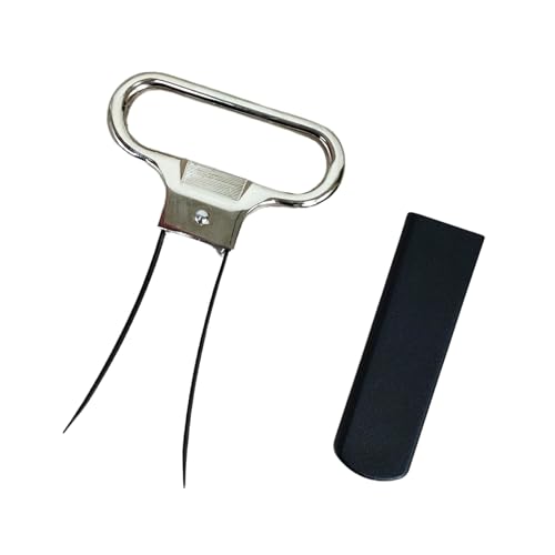 Fackelmann Sacacorchos Profesional de Sumiller, Sacacorchos de Láminas con Abridor de Botellas, Duradero y Resistente, Zinc y ABS, 11x5 cm