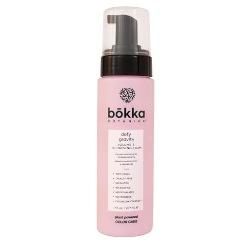 Bokka Botanika Plant Powered Color Care Defy Gravity Volume & Thickening Foam 7oz/207ml