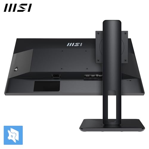 MSI PRO MP245PG 23.8 Inch Full HD Office Monitor - 1920 x 1080 IPS Panel, 100 Hz, Eye-Friendly Screen, VESA Mountable, Display Kit Support, 4-Way Adjustable - HDMI, DisplayPort, D-Sub (VGA) - Image 7