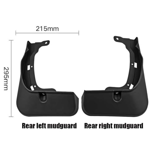Garde-Boue pour Voiture Lexus RX 2023 Antiprojection et Robuste - 4