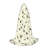 Caratterizzato da un design con stampa all-over, questo mantello con stampa ape aggiunge un ulteriore strato di eleganza e autenticità al tuo costume. I motivi intricati e i colori vivaci lo fanno risaltare in qualsiasi evento, migliorando l'aspetto del tuo personaggio.