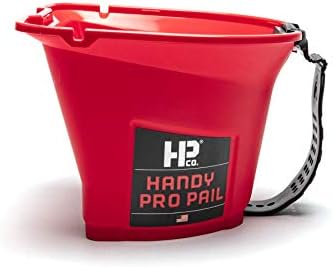 Handy Paint Pro Pail, Holds 1/2 Gallon of Paint or Stain, Accommodates up to a 6 1/2 inch Mini-Roller and 3 inch Brush