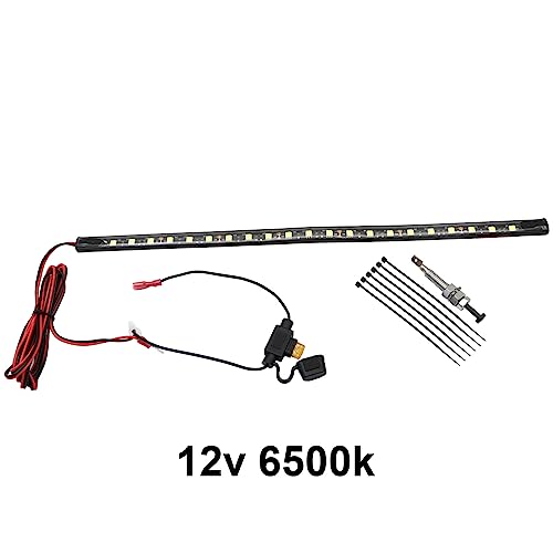 Secosautoparts Under Hood Led Light Kit Replaces# 206768 Fit For Jeep Truck Suv Off-Road Cargo Pickup Boat Car Hood Work Inspection Lights Automatic On/Off Universal Waterproof 12V Car Led Lights #TOP6
