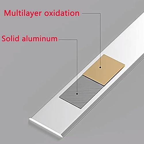 Tira de aluminio para umbral de puerta y juntas de dilatación en pack de 3 perfiles de 90cm 7