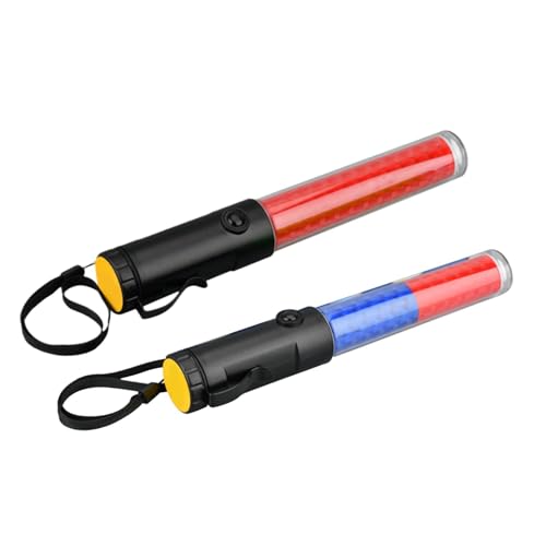 CGACCSD Varita de tráfico, Varita de control de tráfico, Varitas luminosas para aeropuertos recargables, Varitas de control de tráfico aéreo de 10 pulgadas, bastón de señal de seguridad LED con clip CGACCSD Varita de tráfico, Varita de control de tráfico, Varitas luminosas para aeropuertos recargables, Varitas de control de tráfico aéreo de 10 pulgadas, bastón de señal de seguridad LED con clip