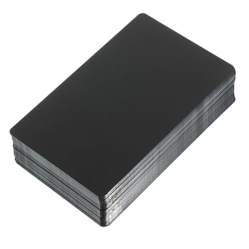 Cartes de visite metal vierges en aluminium haut de gamme pour gravure laser
