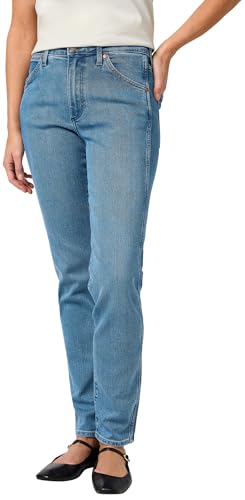 Jeans Wrangler Piper classique femme confectionné en coton durable haut de gamme