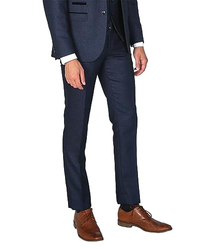 Ensemble de 3 pièces œil-de-perdrix texturé pour hommes
