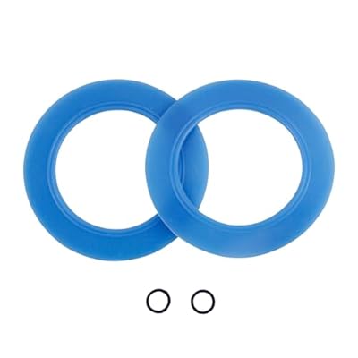 Flush Valve Seal, 2 Pack Silicone Material Canister Flush Valve Toilet Gasket Replacement Parts for for 210 and 211 630-0030 Easy to Install and Uninstall