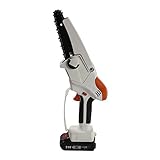 vinnyooc 21 V Mini-Kettensäge mit Akku, tragbar, mit Akku, Handkettensäge, elektrisch...