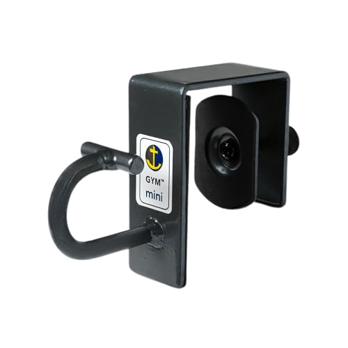 Anchor Gym Door Mini H1 - Anclajes de montaje en puerta para entrenamiento, diseñado para correas de peso corporal, bandas de resistencia, entrenamiento de fuerza, yoga, gimnasio en casa, ejercicio de