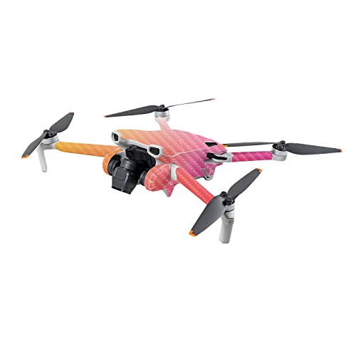 Image of MightySkins Carbon Fiber Skin Compatible with DJI Mini 3 - Sunset Blur | Protective, Durable Textured Carbon Fiber Finish | Easy to Apply | Made in The USA