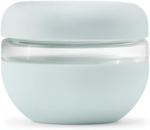 W&P Porter Seal Tight Glass Lunch Bowl Container w/ Lid | Mint 16 Ounces | Leak & Spill Proof, Soup & Stew Food Storage, Meal Prep, Airtight, Microwave and Dishwasher Safe, BPA-Free Glass