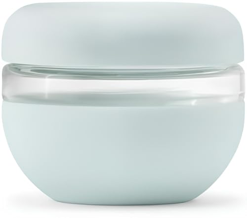 W&P Porter Seal Tight Glass Lunch Bowl Container w/ Lid | Mint 16 Ounces | Leak & Spill Proof, Soup & Stew Food Storage, Meal Prep, Airtight, Microwave and Dishwasher Safe, BPA-Free Glass
