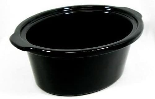 Technology Parts Store 33162 Replacement Hamilton Beach Slow Cooker Crock Pot Liner Black Oval 6-Quart