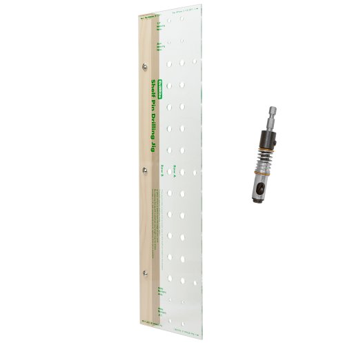 Shelf Pin Drilling Jig for Aligning Shelf Pin Holes