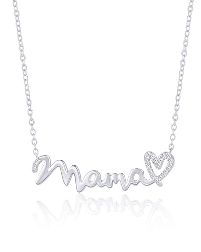 Louney Mama Necklace for Women Dainty Trendy Mom Pendant Necklace