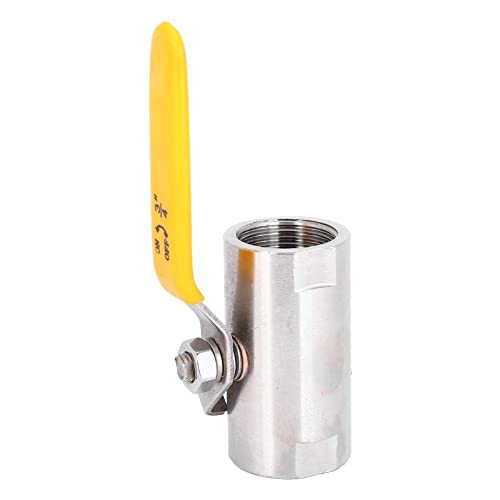 Wide Ball Valve Full Port Threaded All-Steel 201 Stainless Steel Shut Off Switch Industrial Accessory For Water Fuel Gas (Dn20 3/4) #TOP2