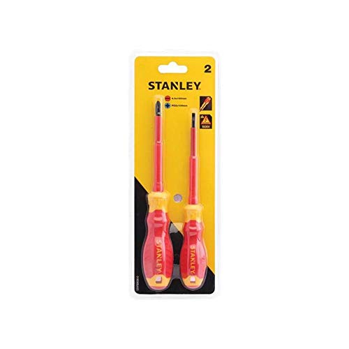 STANLEY STA060030 FATMAX VDE INSULATED SCREWDRIVER SET 2 PIECE JEU DE TOURNEVIS - vue 4