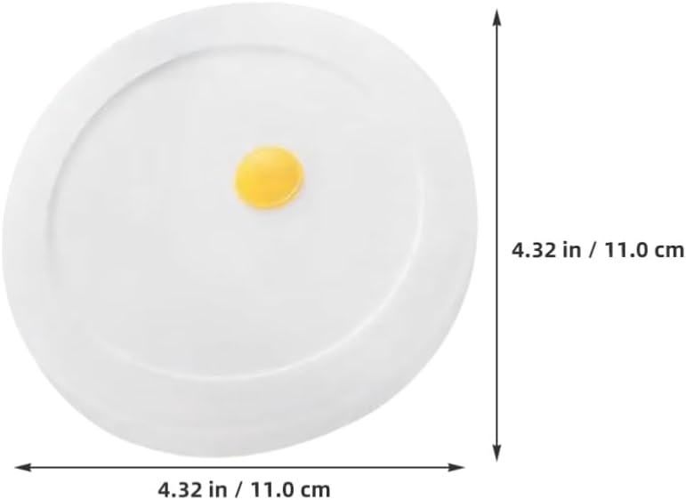 Ciieeo 2pcs Reusable Round Bowl Sealing Lids Air Valve Leak Plastic Covers for Food Storage and Fresh Keeping for Lunch Boxes and Household Use