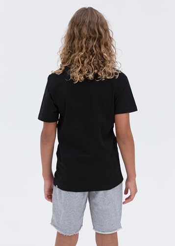 Ethika Boy's Graphic Tee | Logo -Black-4