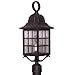 600 Series 1 Light Medium Post Lantern Finish: Patina Bronze