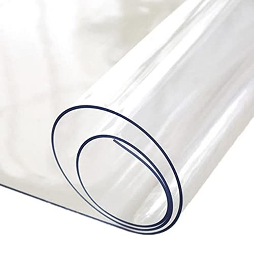 Nappe transparente 140x200 protégeant la table des rayures et éclaboussures