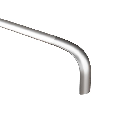 Image of Atlantic Stainless Steel Oval D Dwawer Cabinet Handles 12 Inch (Total Length 304 mm, Hole to Hole 290 mm, Twotone Finish) Pack of 4 Pieces | Pull Handle