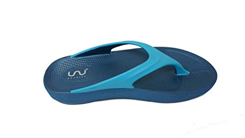 Image of doubleu Slippers - V - Shape Women - Blue + Aqua (numeric 3)