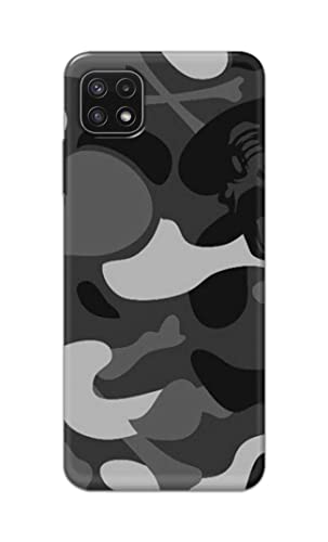 Image of Printed Hard Back Cover Case for Samsung Galaxy A22 5G | A22s 5G | Samsung F42 5G Back Cover (Army Pattern) -1302