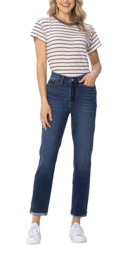 Judy Blue Cool Denim Sustainable Cuffed Boyfriend